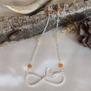 Heart Infinty necklace